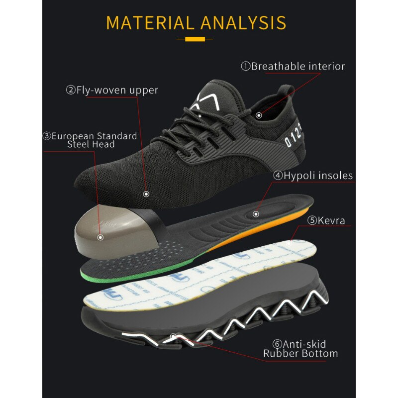 The Viper — Steel-Toe Work Shoe