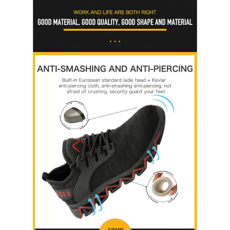 The Viper — Steel-Toe Work Shoe